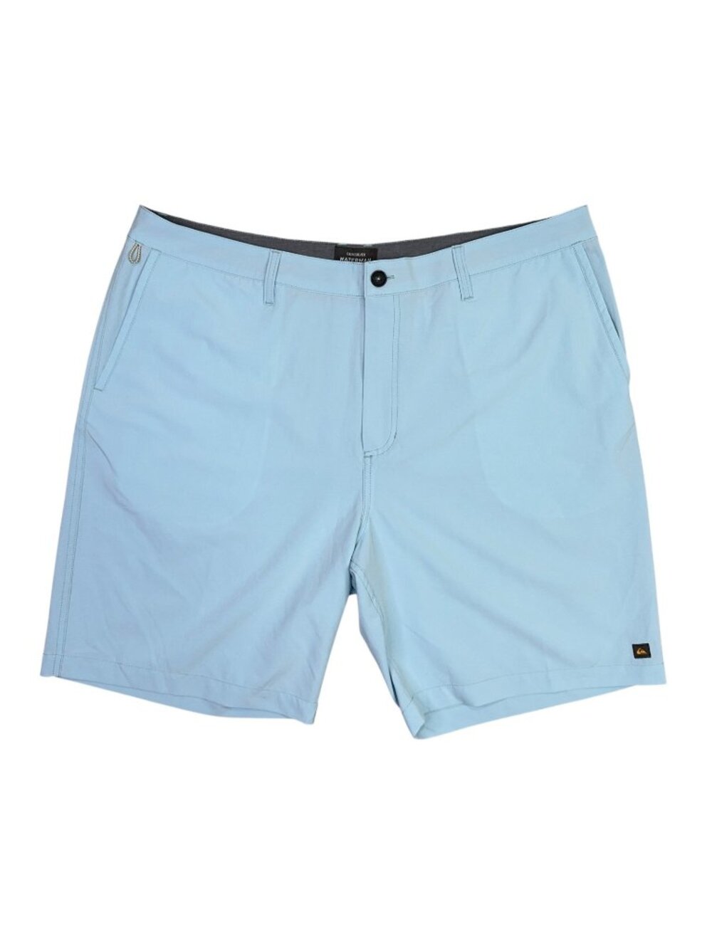 Quiksilver Waterman Shorts Mens 40 Light Blue Hybrid Casual Amphibian Vagabond